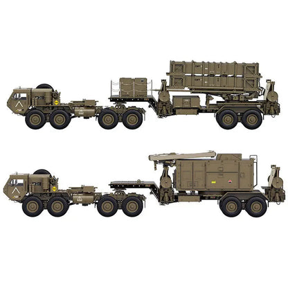 HG P804/P805 1/12 Scale Alloy Chassis Radar Missile Launch Military Off-Road RC Vehicle 2.4G US Army Truck RTR