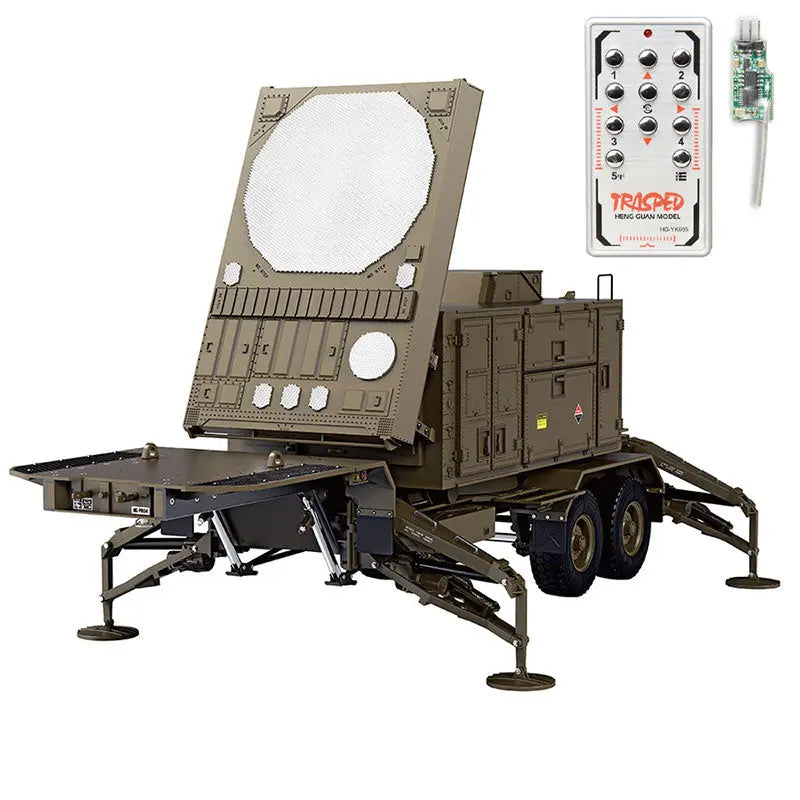 HG P804/P805 1/12 Scale Alloy Chassis Radar Missile Launch Military Off-Road RC Vehicle 2.4G US Army Truck RTR
