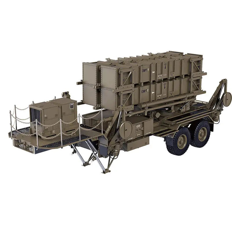 HG P804/P805 1/12 Scale Alloy Chassis Radar Missile Launch Military Off-Road RC Vehicle 2.4G US Army Truck RTR