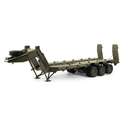 HG P806 1/12 Scale US M747 Semi Trailer RTR/DIY Compatible with HG P801/P802 M983 US Army Military Truck