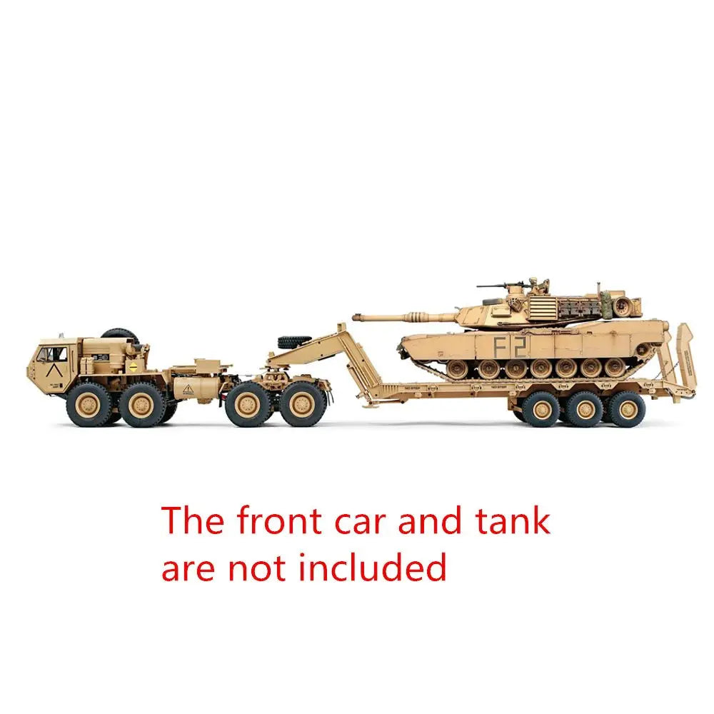 HG P806 1/12 Scale US M747 Semi Trailer RTR/DIY Compatible with HG P801/P802 M983 US Army Military Truck