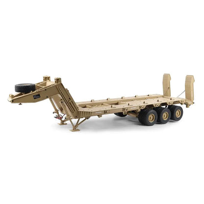 HG P806 1/12 Scale US M747 Semi Trailer RTR/DIY Compatible with HG P801/P802 M983 US Army Military Truck