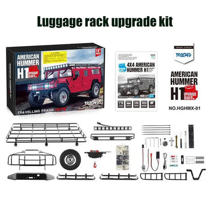 HG P415 1/10 Scale 4x4 16CH Hummer 2.4G Alloy Version RC Model Truck RTR