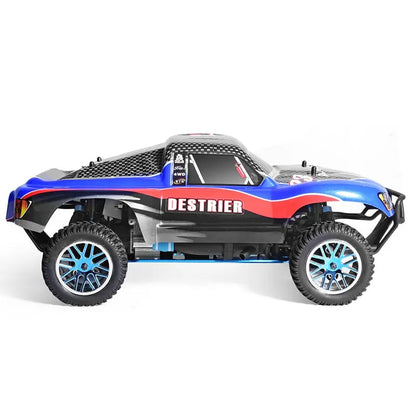HSP 94155 1/10 Scale 4WD Nitro Powered Off-Road Buggy Short Truck Upgraded Two-Speed Ball Head RC Car RTR
