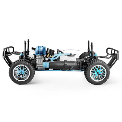 HSP 94155 1/10 Scale 4WD Nitro Powered Off-Road Buggy Short Truck Upgraded Two-Speed Ball Head RC Car RTR