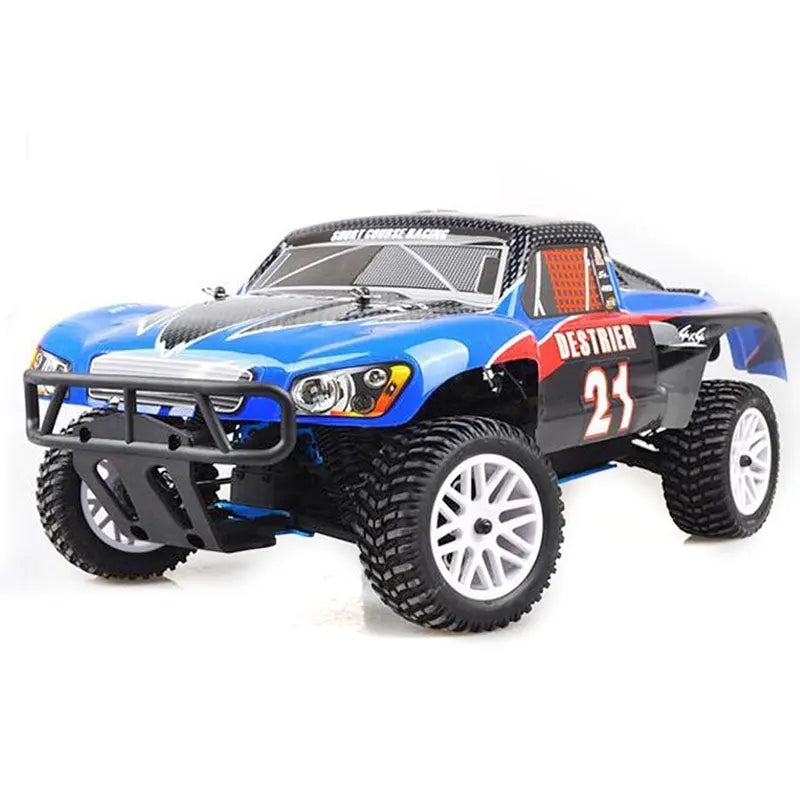 HSP 94155 1/10 Scale 4WD Nitro Powered Off-Road Buggy Short Truck Upgraded Two-Speed Ball Head RC Car RTR