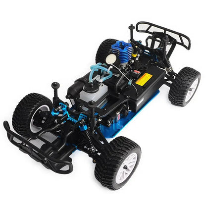 HSP 94155 1/10 Scale 4WD Nitro Powered Off-Road Buggy Short Truck Upgraded Two-Speed Ball Head RC Car RTR