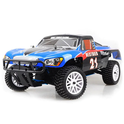 HSP 94155 1/10 Scale 4WD Nitro Powered Off-Road Buggy Short Truck Upgraded Two-Speed Ball Head RC Car RTR