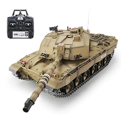 Heng Long 3908-1 UK Challenger 2 1/16 Scale 2.4G Spin Turret Upgraded Metal RC Main Battle Tank RTR