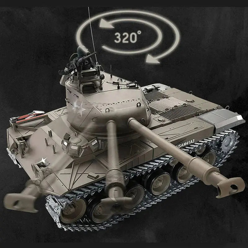 Heng Long 3839-1 M41A3 1/16 Scale 2.4G Full Metal Version RC Battle Tank RTR