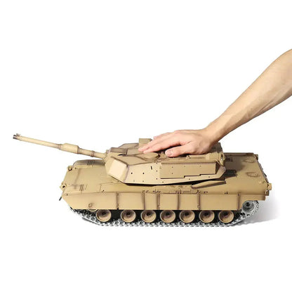 Heng Long 3918-1 US Abrams M1A2 1/16 Scale 2.4G Upgraded Metal RC Battle Tank RTR