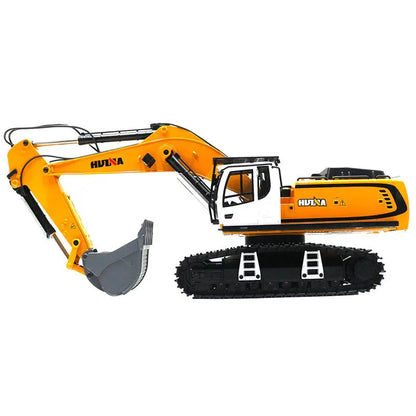 Huina 1599 1/14 Scale 24CH Ultra-Wide Alloy Excavator RC Engineering Vehicle with LED Light Sound Toy