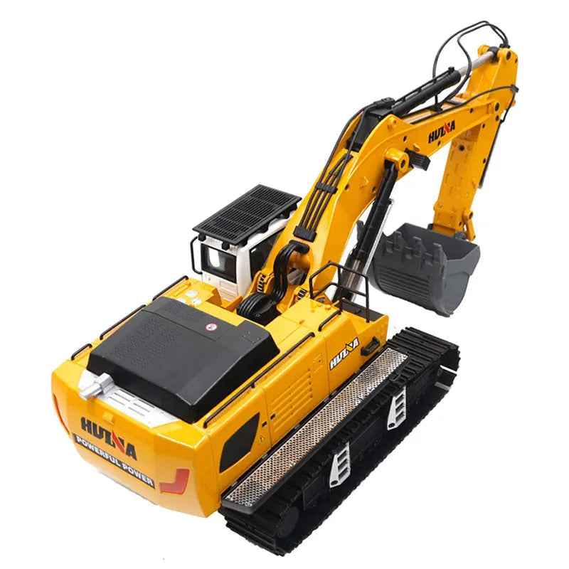 Huina 1599 1/14 Scale 24CH Ultra-Wide Alloy Excavator RC Engineering Vehicle with LED Light Sound Toy