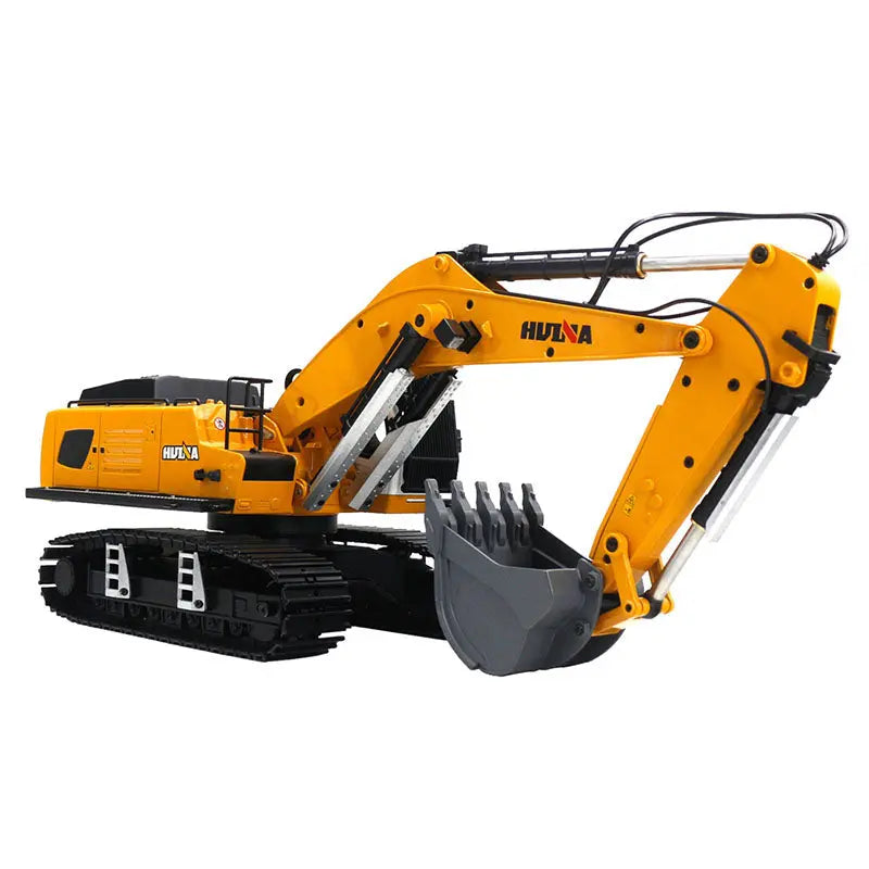 Huina 1599 1/14 Scale 24CH Ultra-Wide Alloy Excavator RC Engineering Vehicle with LED Light Sound Toy