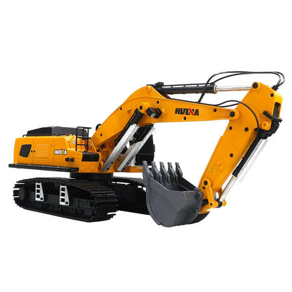 Huina 1599 1/14 Scale 24CH Ultra-Wide Alloy Excavator RC Engineering Vehicle with LED Light Sound Toy