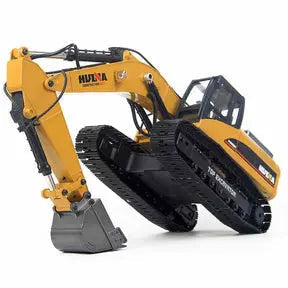 Huina 1580 1/14 Scale 2.4GHz 23CH Full Alloy Hydraulic Excavator RC Construction Car Toy