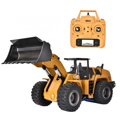 Huina 583 1/14 Scale 2.4G 10CH Alloy Bulldozer Excavator RC Engineering Construction Car Toy
