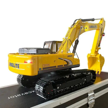 Huina Kabolite 350 Full Alloy Simulation Hydraulic Excavator High Quality RC Construction Car Toy