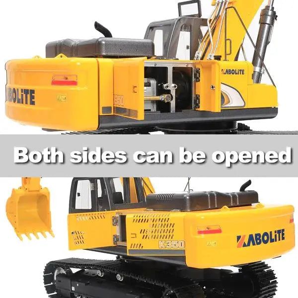 Huina Kabolite 350 Full Alloy Simulation Hydraulic Excavator High Quality RC Construction Car Toy