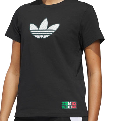 Adidas Women's Mexico World Cup Away Graphic T-Shirt-Black