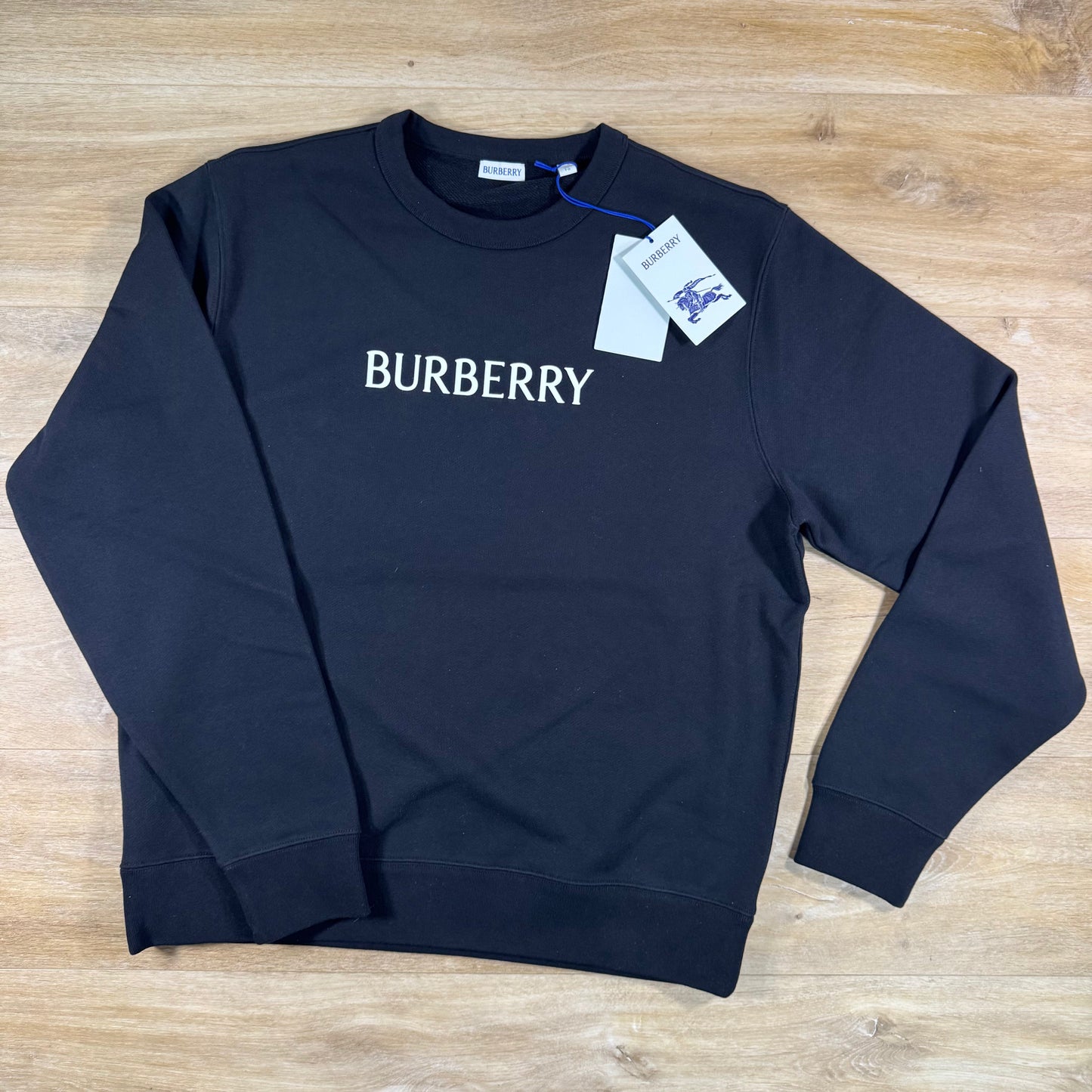 Burberry Logo Sweatshirt in Black