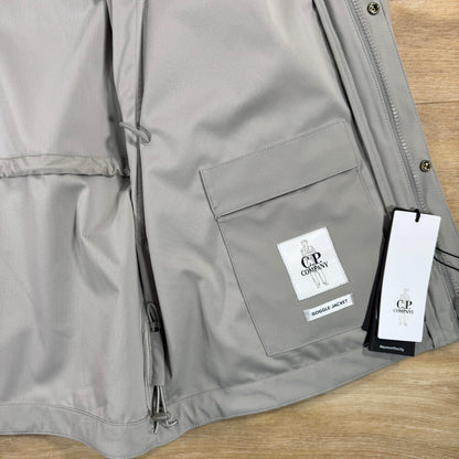 C.P. Company Shell-R Goggle Lens Jacket in Dove