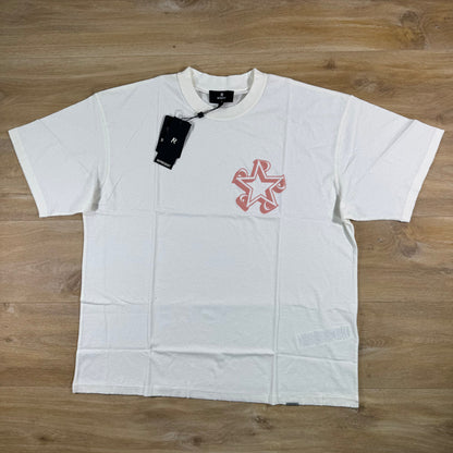 Represent Initial Star T-Shirt in Flat White
