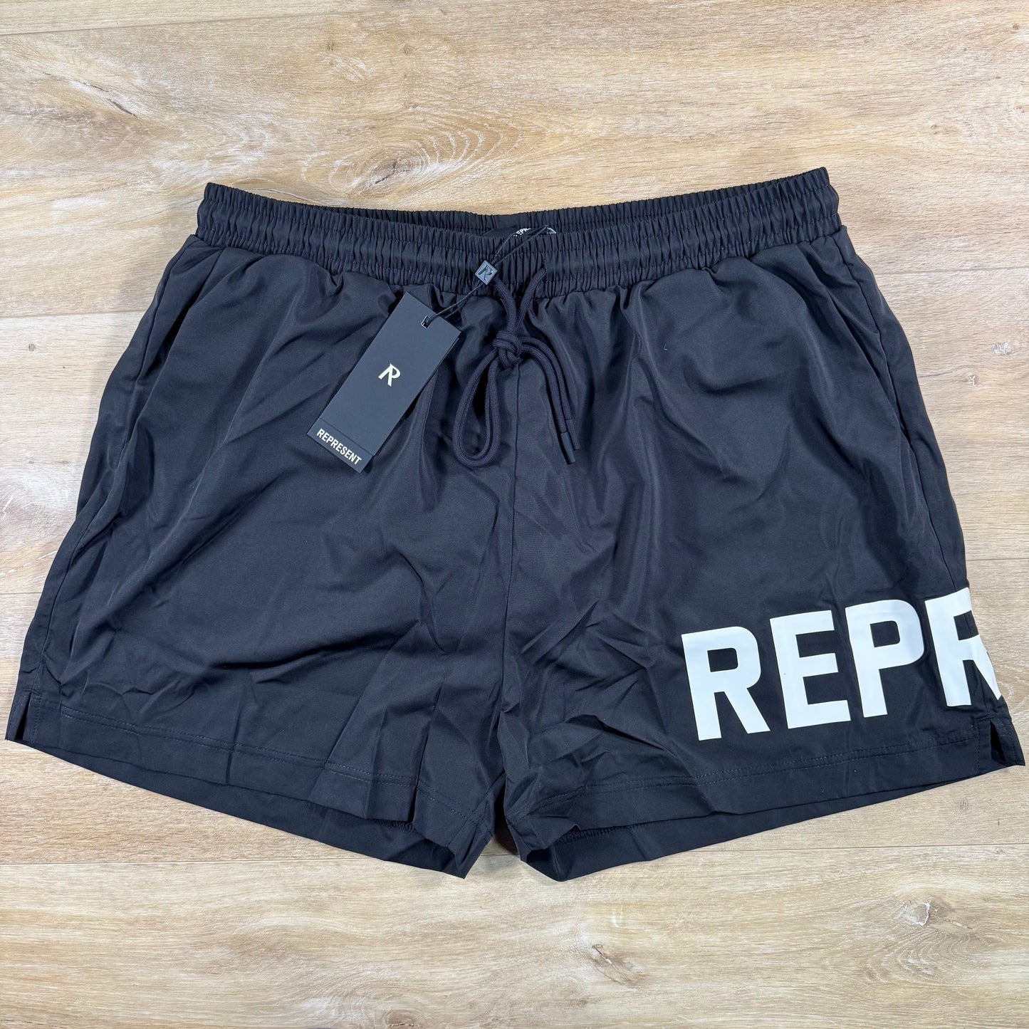 Represent Swim Shorts in Black