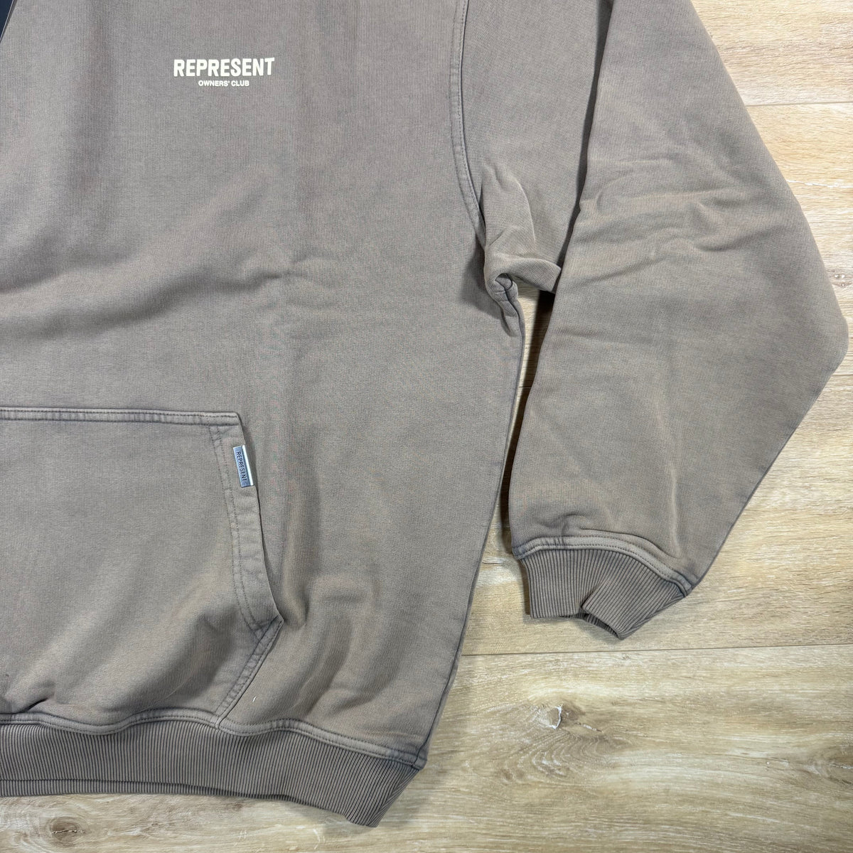 Represent Owners Club Hoodie in Almond