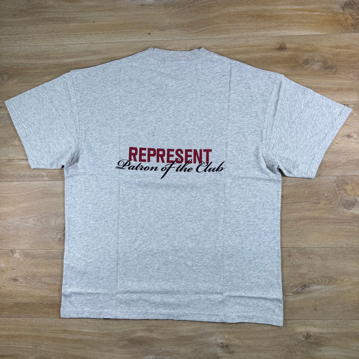 Represent Patron of the Club T-Shirt in Cream Marl