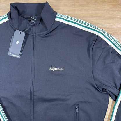Represent Taped Track Jacket in Jet Black