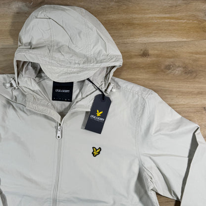 Lyle & Scott Water Resistant Hooded Jacket in Cove