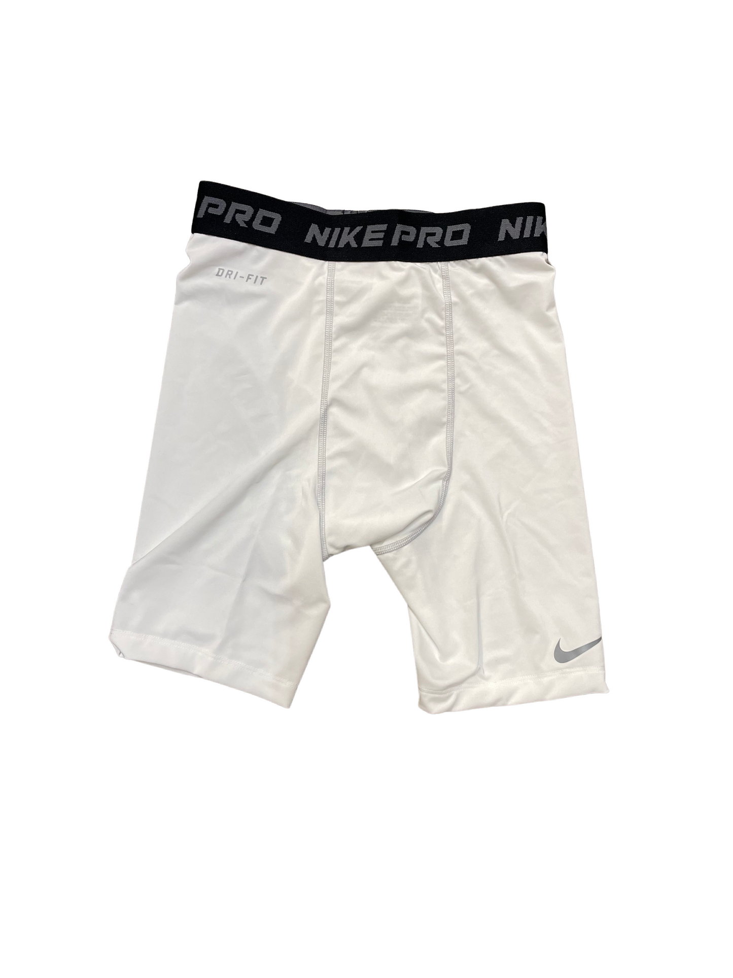 NIKE CORE 6 COMPRESSION SHORTS-WHITE
