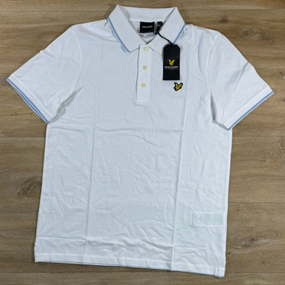 Lyle & Scott Tipped Polo Shirt in White