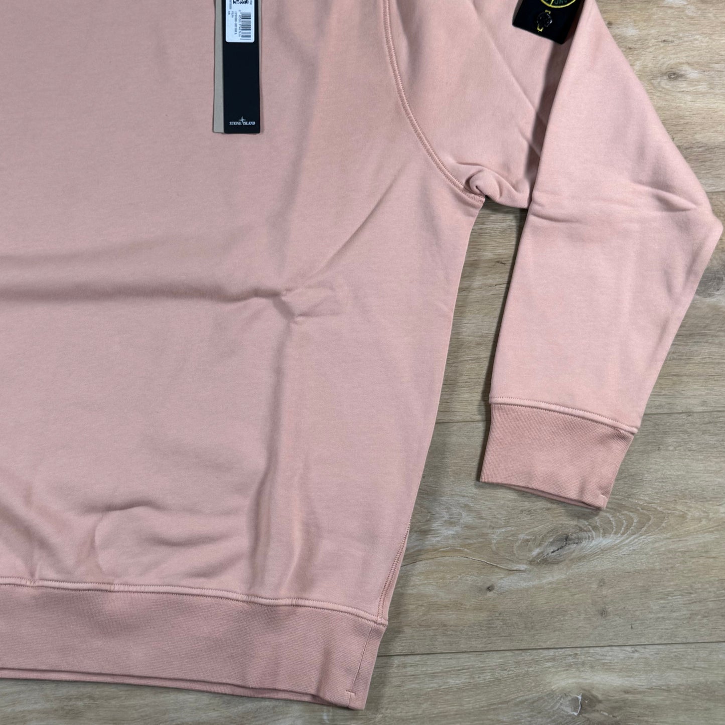 Stone Island Crewneck Fleece Sweatshirt in Plaster Pink