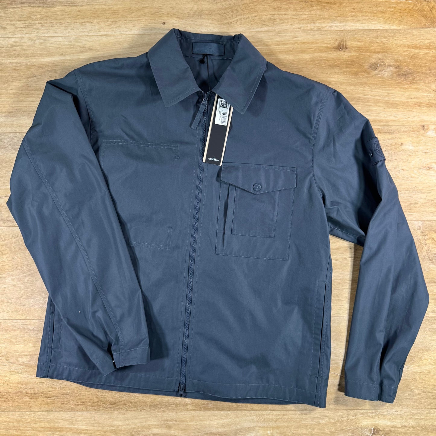 Stone Island Ghost Overshirt in Slate Blue