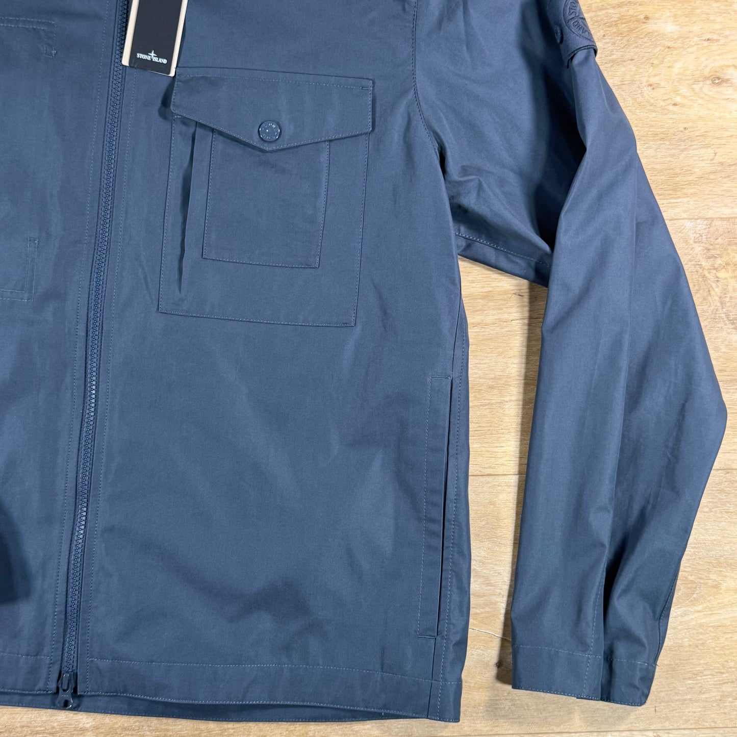 Stone Island Ghost Overshirt in Slate Blue
