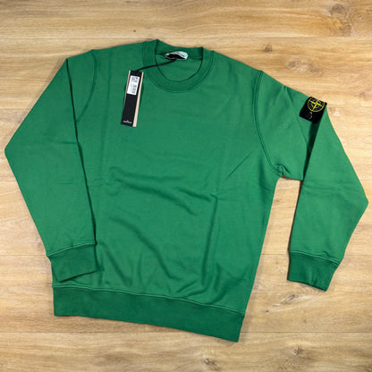 Stone Island Crewneck Fleece Sweatshirt in Malachite - Green