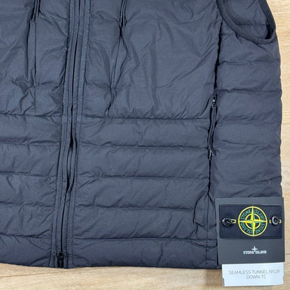 Stone Island Seamless Tunnel Nylon Down-TC Vest in Black