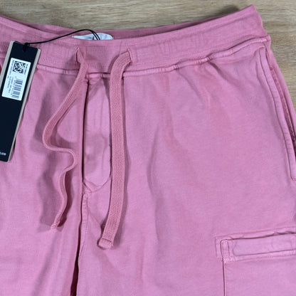Stone Island Fleece Bermuda Shorts in Oleander Pink