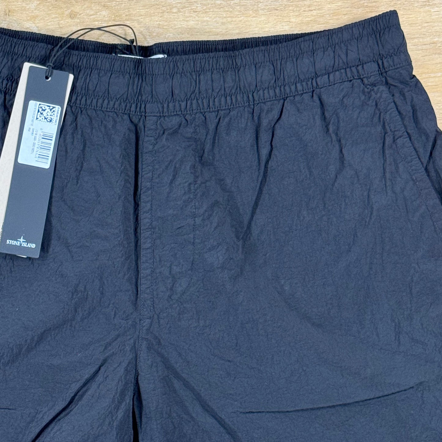 Stone Island Nylon Metal Mid-Length Swim Shorts in Black