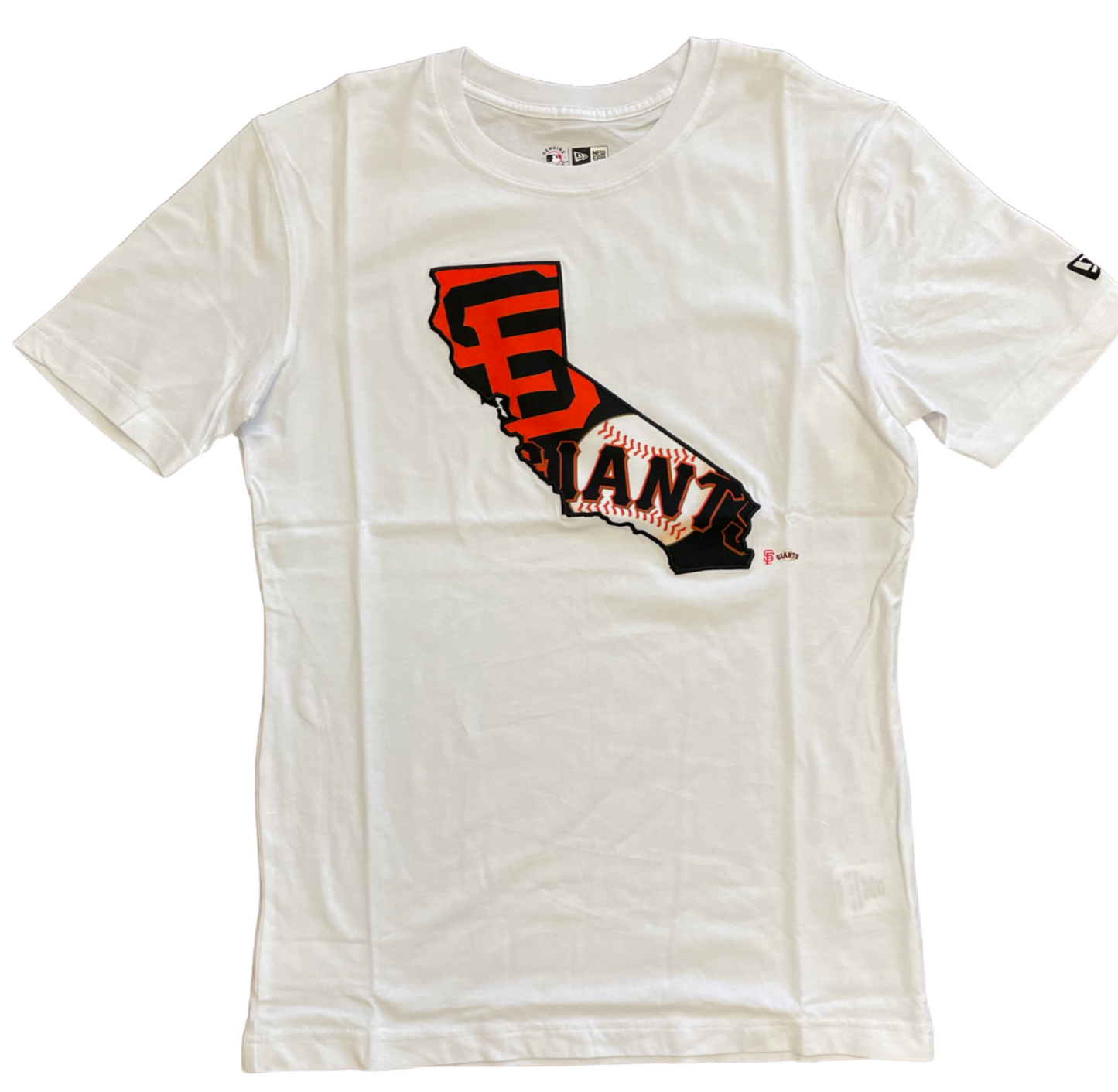 New Era San Francisco Giants State Map T-Shirt- White