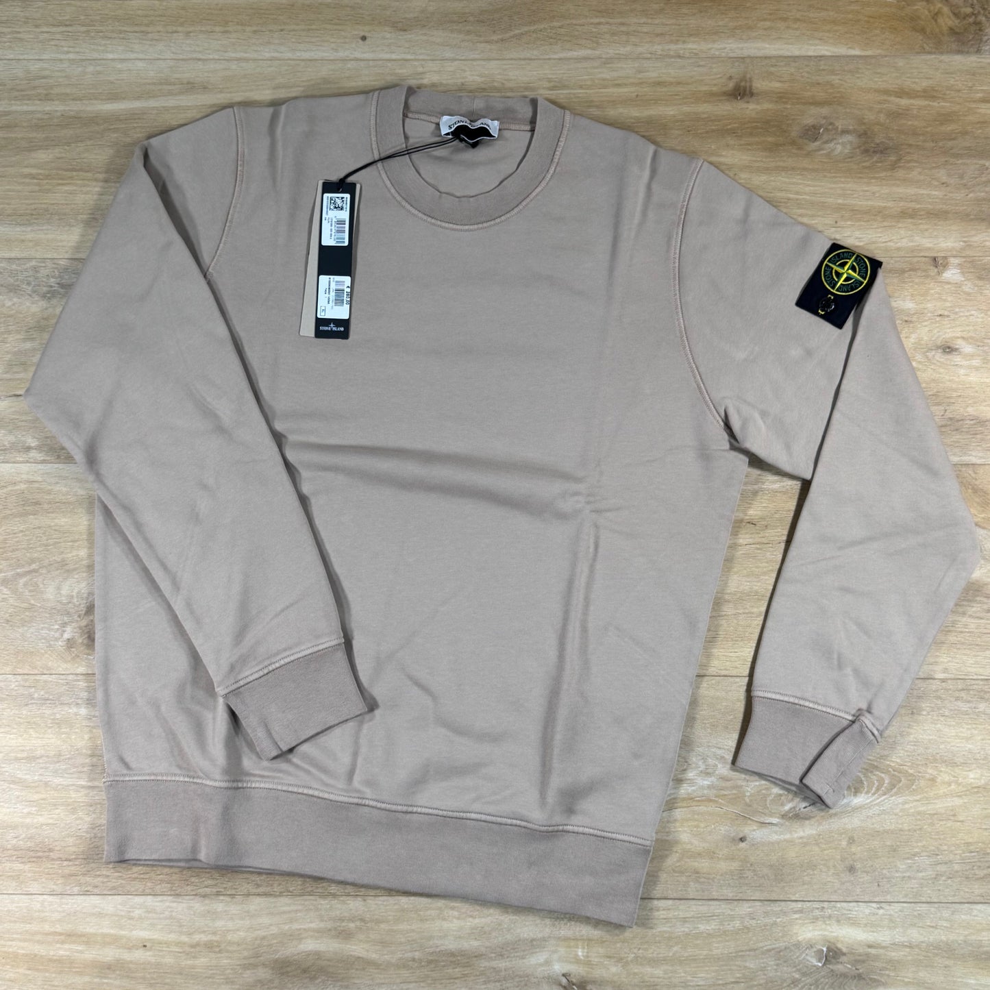 Stone Island Crewneck Fleece Sweatshirt in Desert