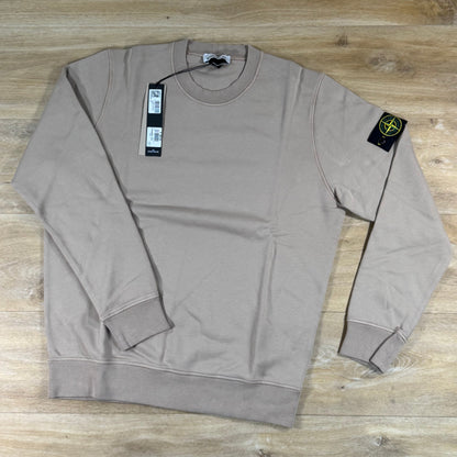 Stone Island Crewneck Fleece Sweatshirt in Desert