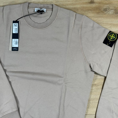 Stone Island Crewneck Fleece Sweatshirt in Desert