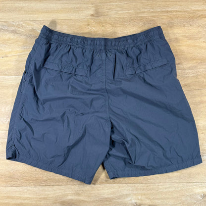 Stone Island Ghost Nylon Smerigliato Mid-Length Swim Shorts in Slate Blue
