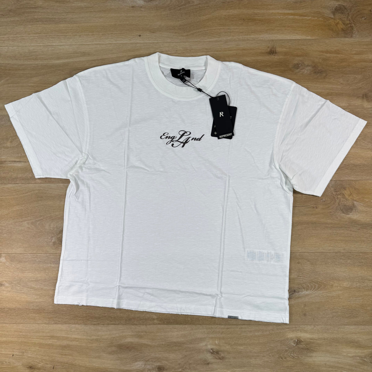 Represent EngLAnd T-Shirt in Flat White