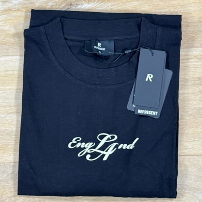 Represent EngLAnd T-Shirt in Jet Black