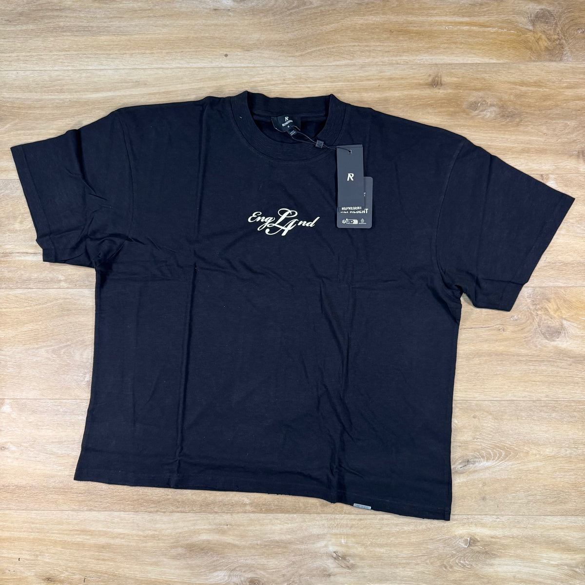 Represent EngLAnd T-Shirt in Jet Black