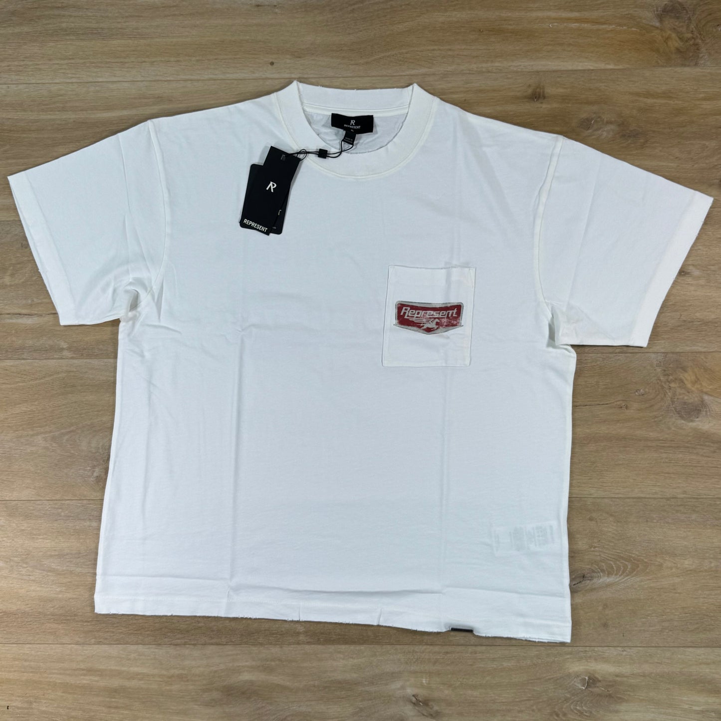 Represent Nothing Faster T-Shirt in Flat White